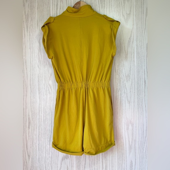 Strut & Bolt Utility Romper Chartreuse Size S EUC - Picture 4 of 5
